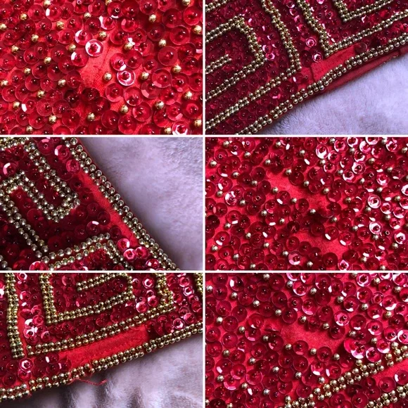 Cache red sequin dress - Picture 8 of 8